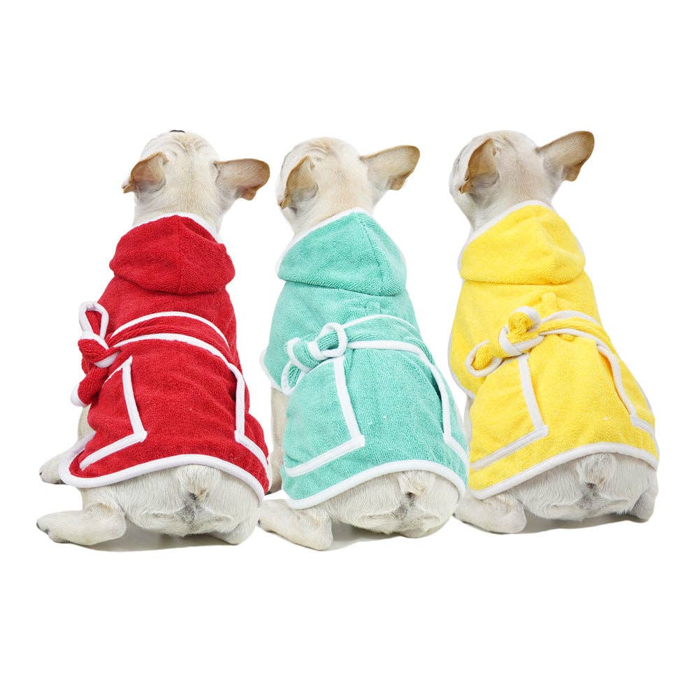 Clearance- Colorful Dog Drying Bathrobe