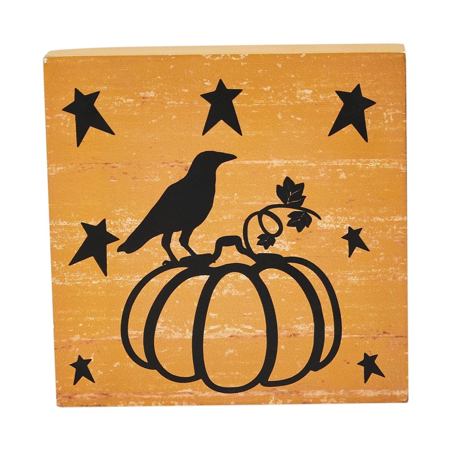 Prim Stars Pumpkin Raven Mustard Base