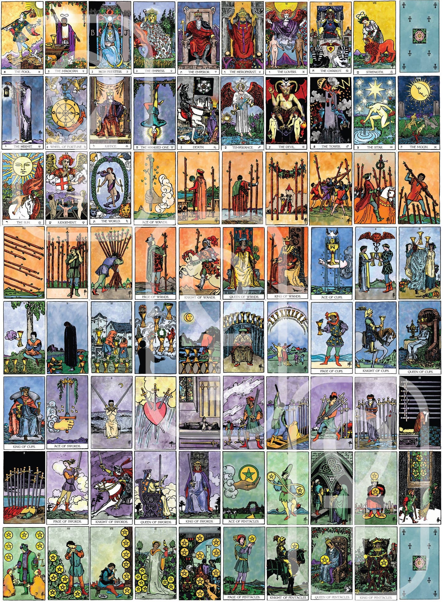 The Weiser Tarot Card Sticker Book: Over 2,500 Stickers