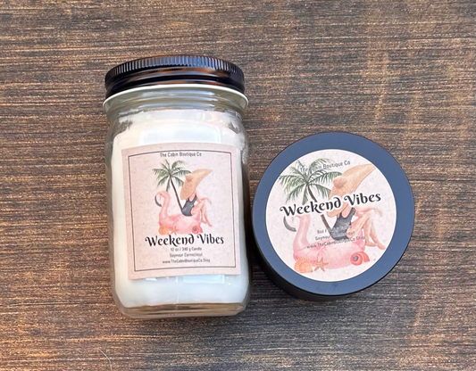 Weekend Vibes Candle - Citrus - Magnolia - Coconut Water