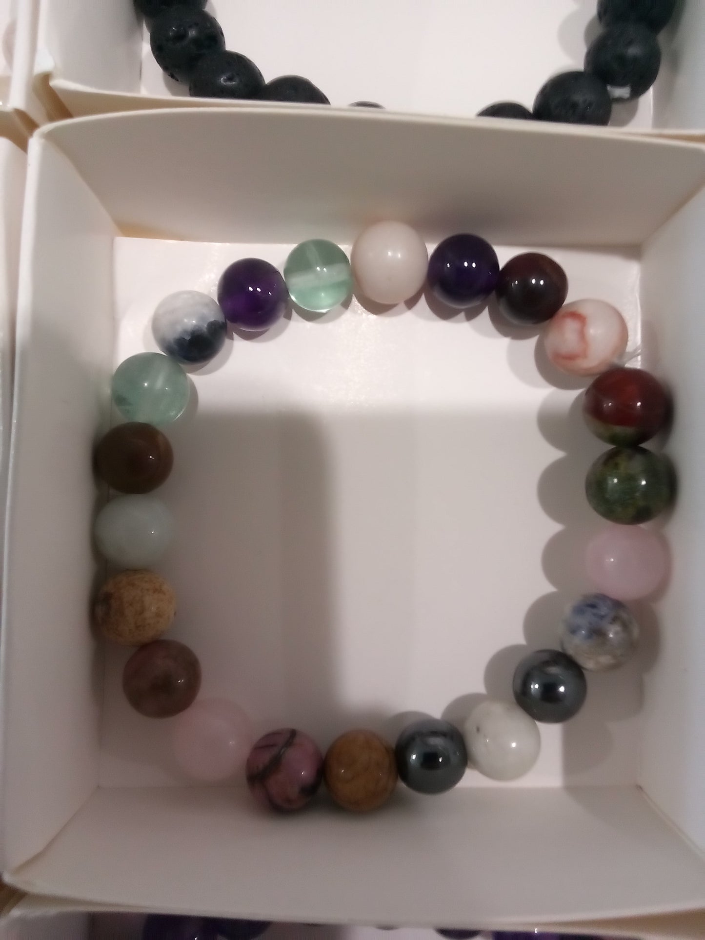 Assorted Gemstone Stretch Bracelets