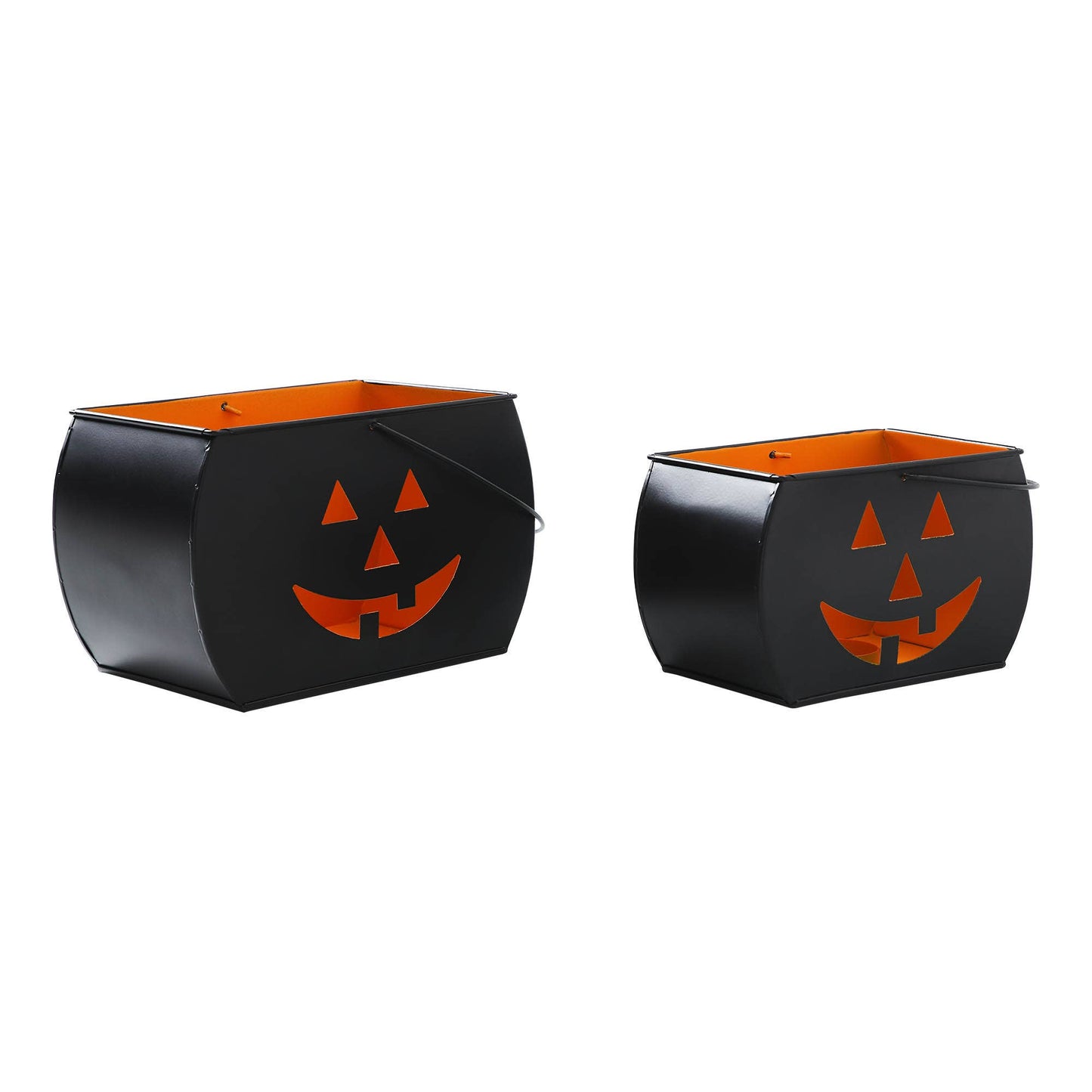 Tealight Holders Trick Or Treat Black Set of 2