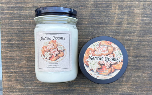 Santas Cookies Candle - Christmas Collection - Holiday