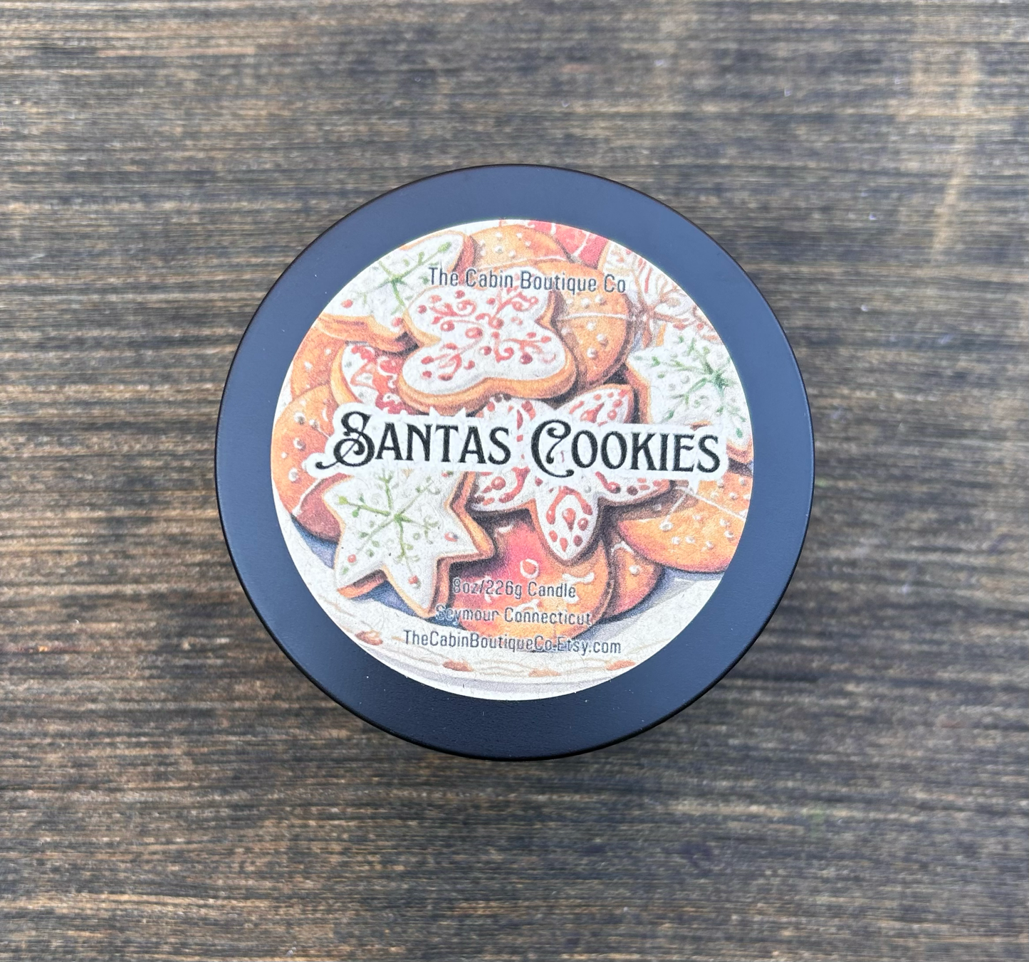 Santas Cookies Candle - Christmas Collection - Holiday